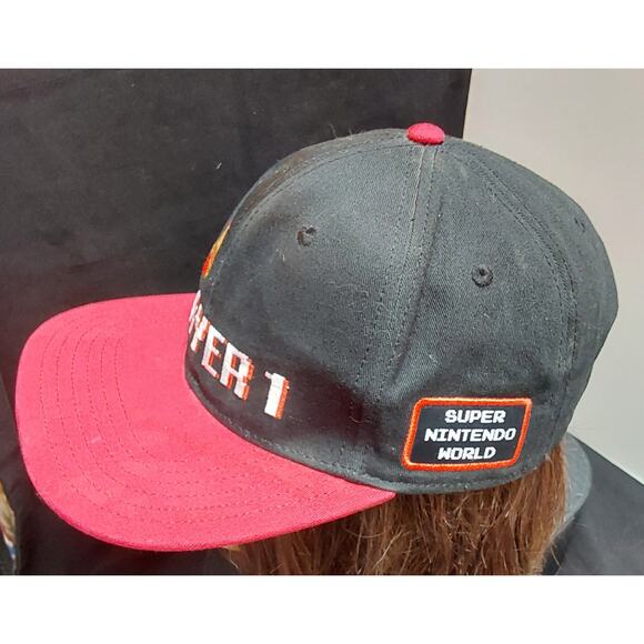 Universal Studios Super Nintendo World Player 1 Snap back Hat Super Mario - Picture 5 of 7